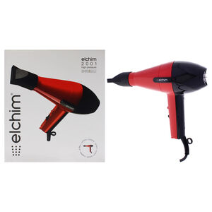 2001 Classic Hair Dryer - Red-Black by Elchim for Women 1 Pc Hair Dryer